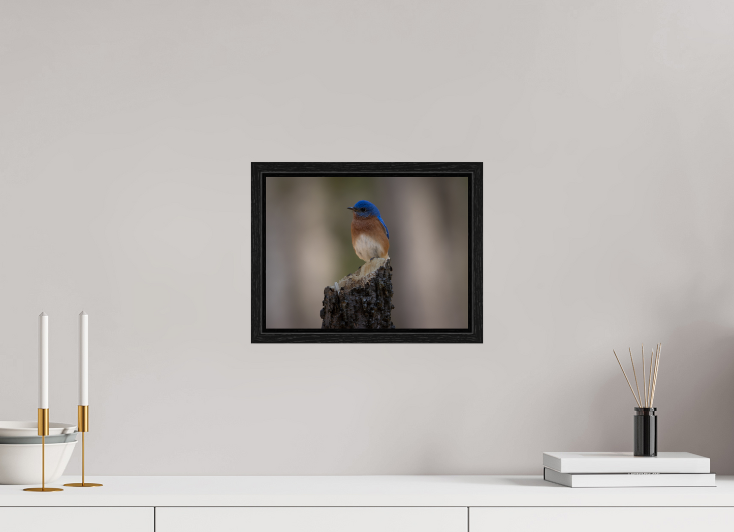 Bluebird on the Broken Tree