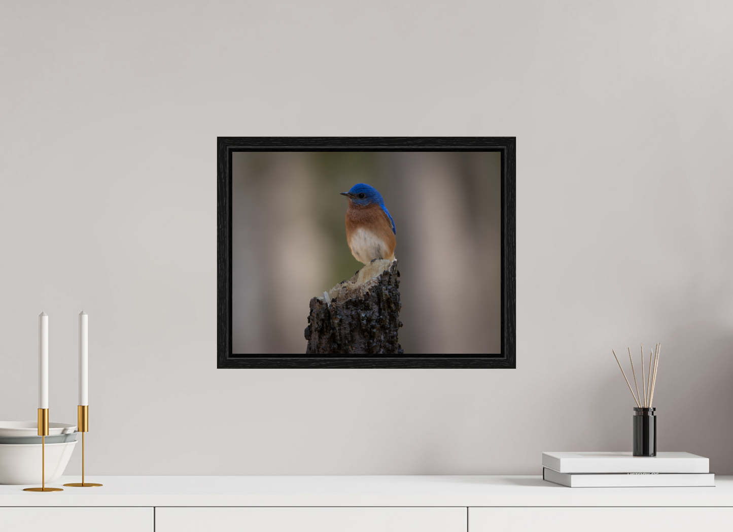 Bluebird on the Broken Tree