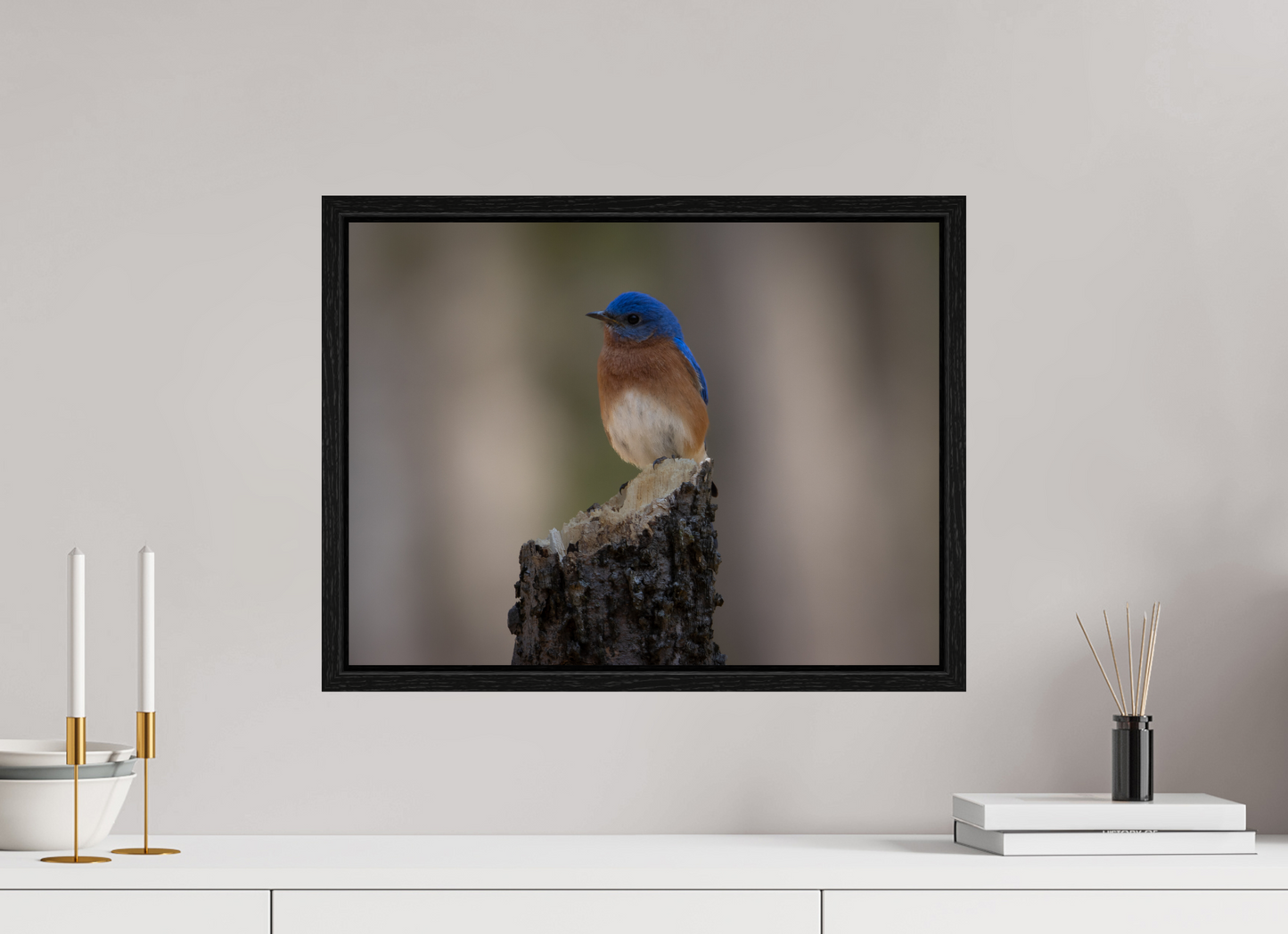 Bluebird on the Broken Tree