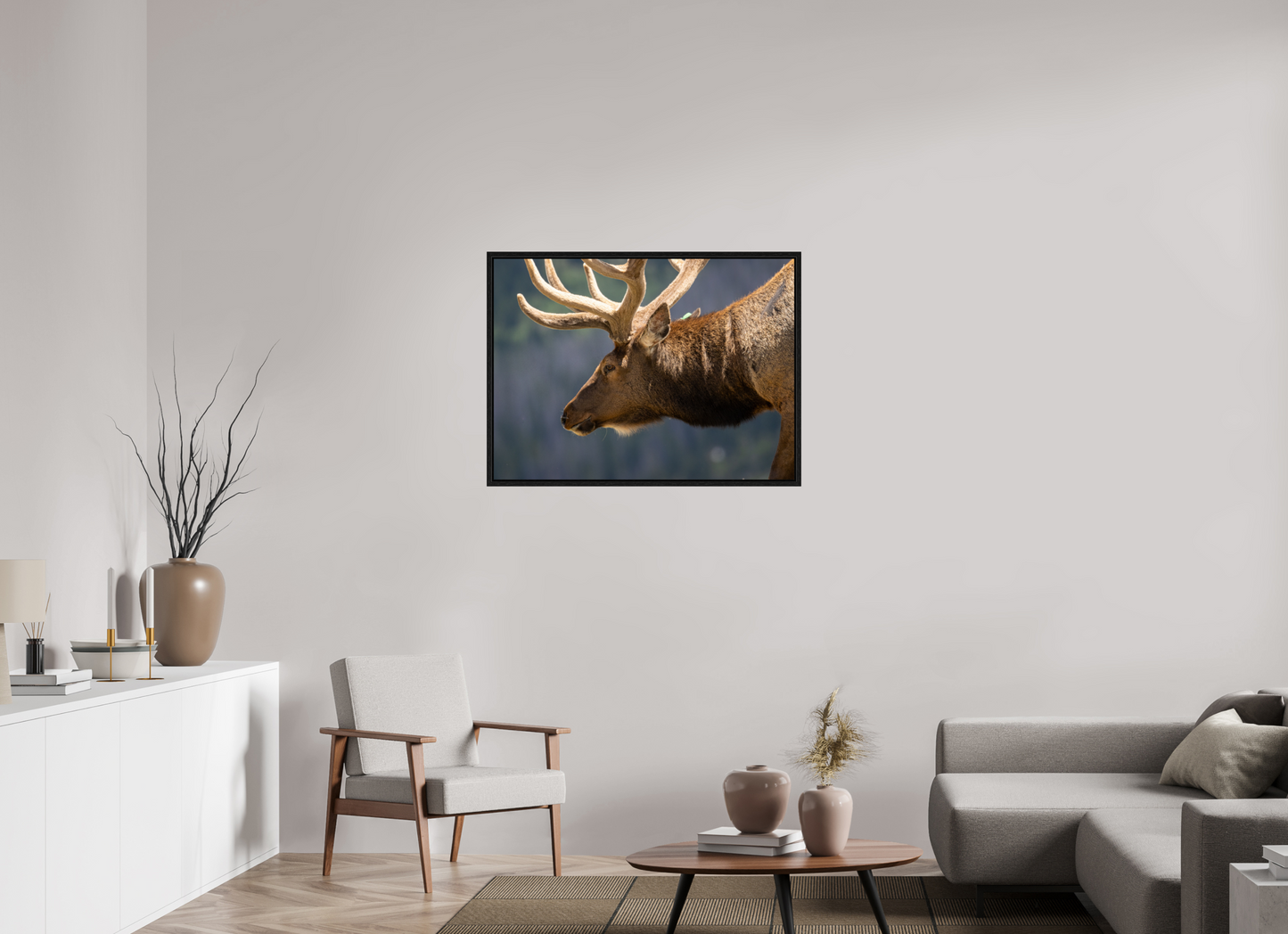 Male Elk on the Tundra