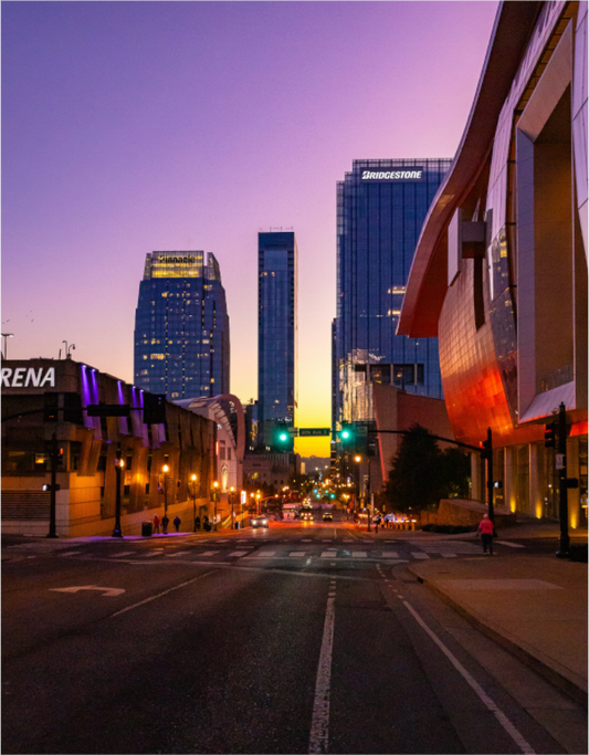 Sunrise over Nashville