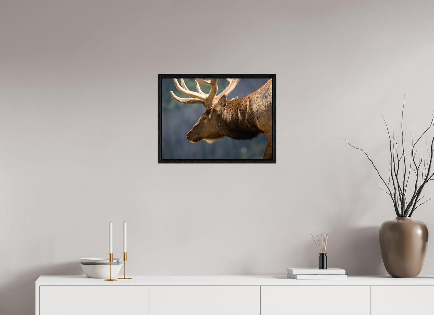 Male Elk on the Tundra