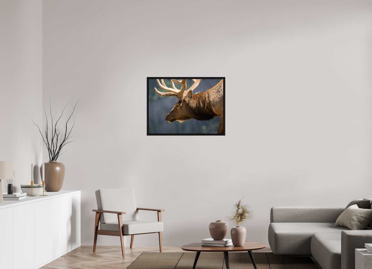 Male Elk on the Tundra